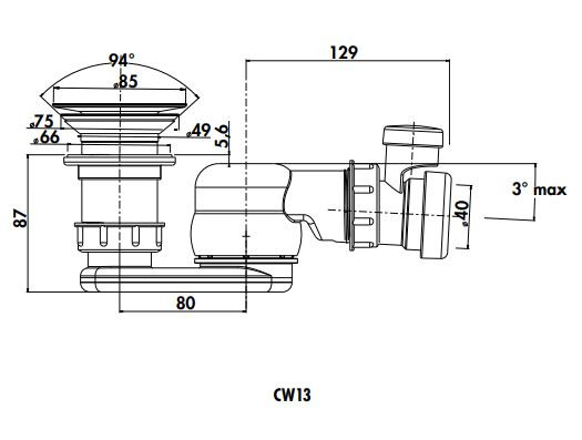 Schéma de «  Vidage CW13  »