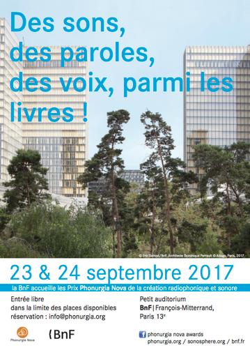 Épisode Récréation Sonore : 22e Phonurgia Nova Awards de l'émission Récréation sonore