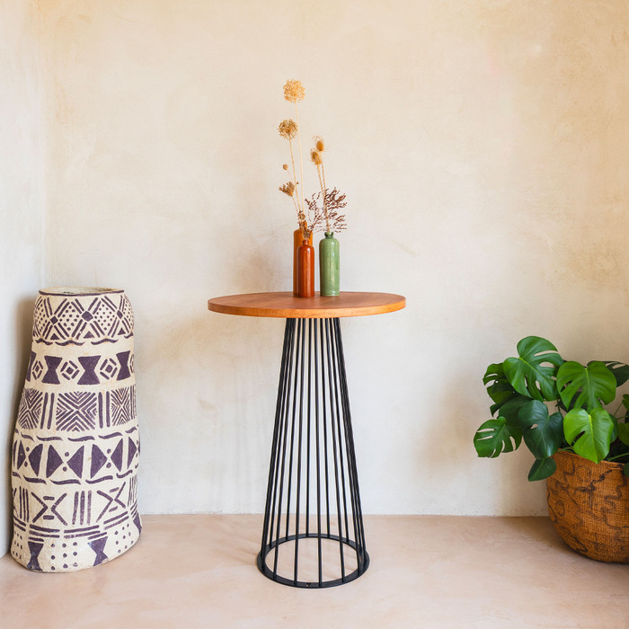 Pied Zoé Noir 710 mm