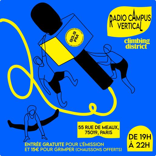 Épisode Radio Campus Vertical - L'escalade sous toutes les... de l'émission Émissions spéciales