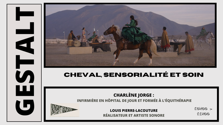 Épisode Cheval, sensorialité et soin de l'émission Gestalt