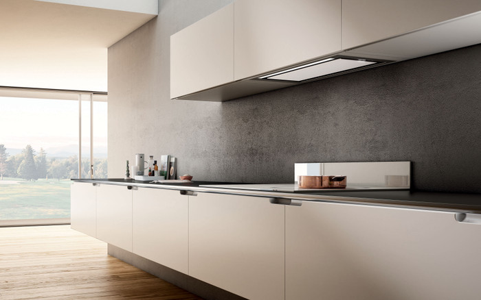 Hidden 2.0 Inox et verre blanc