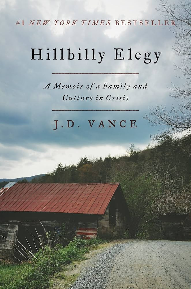 © Couverture du livre Hillbilly Elegy by JD Vance