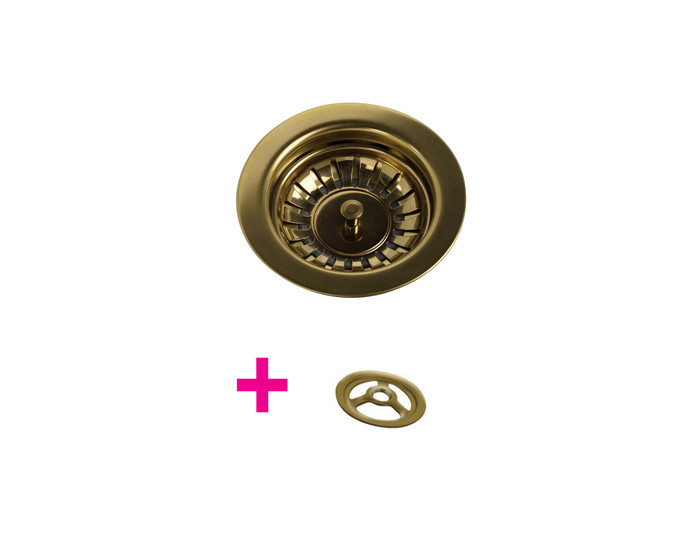 Vidage & trop plein Or brillant