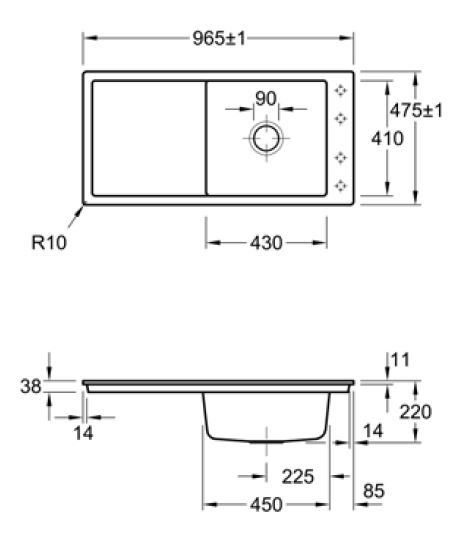 Schéma de «  Timeline Flat Graphite  »