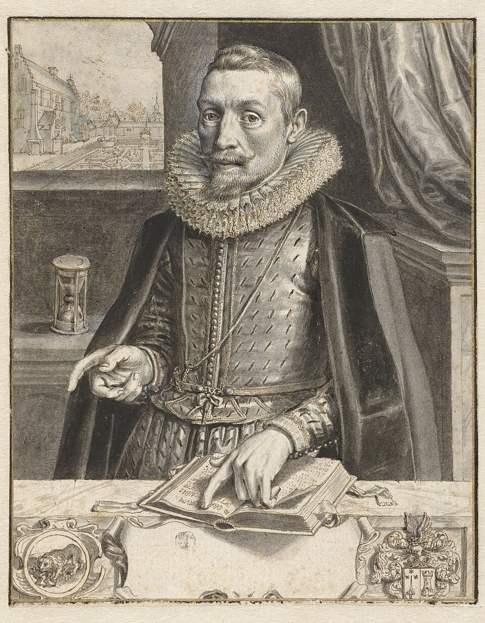 Portrait de Jacob Cats, 1618 - Legaat van de heer D. Franken, Le Vésinet Cats