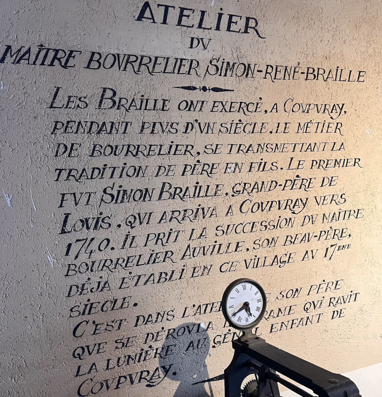 L'atelier des Braille, photo par Frédéric Grellier. Sur les traces de Louis Braille à Coupvray