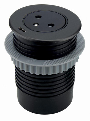 PRISE EJEQ + USB C FULLBLACK