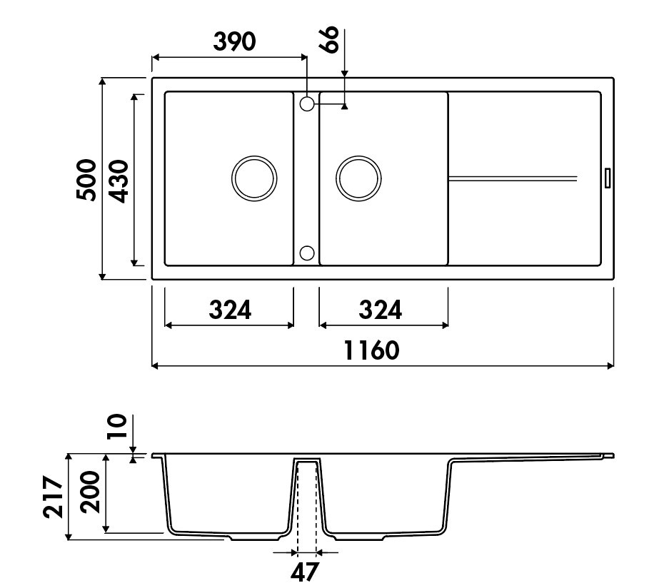 Schéma de «  Maestoso Full Black  »