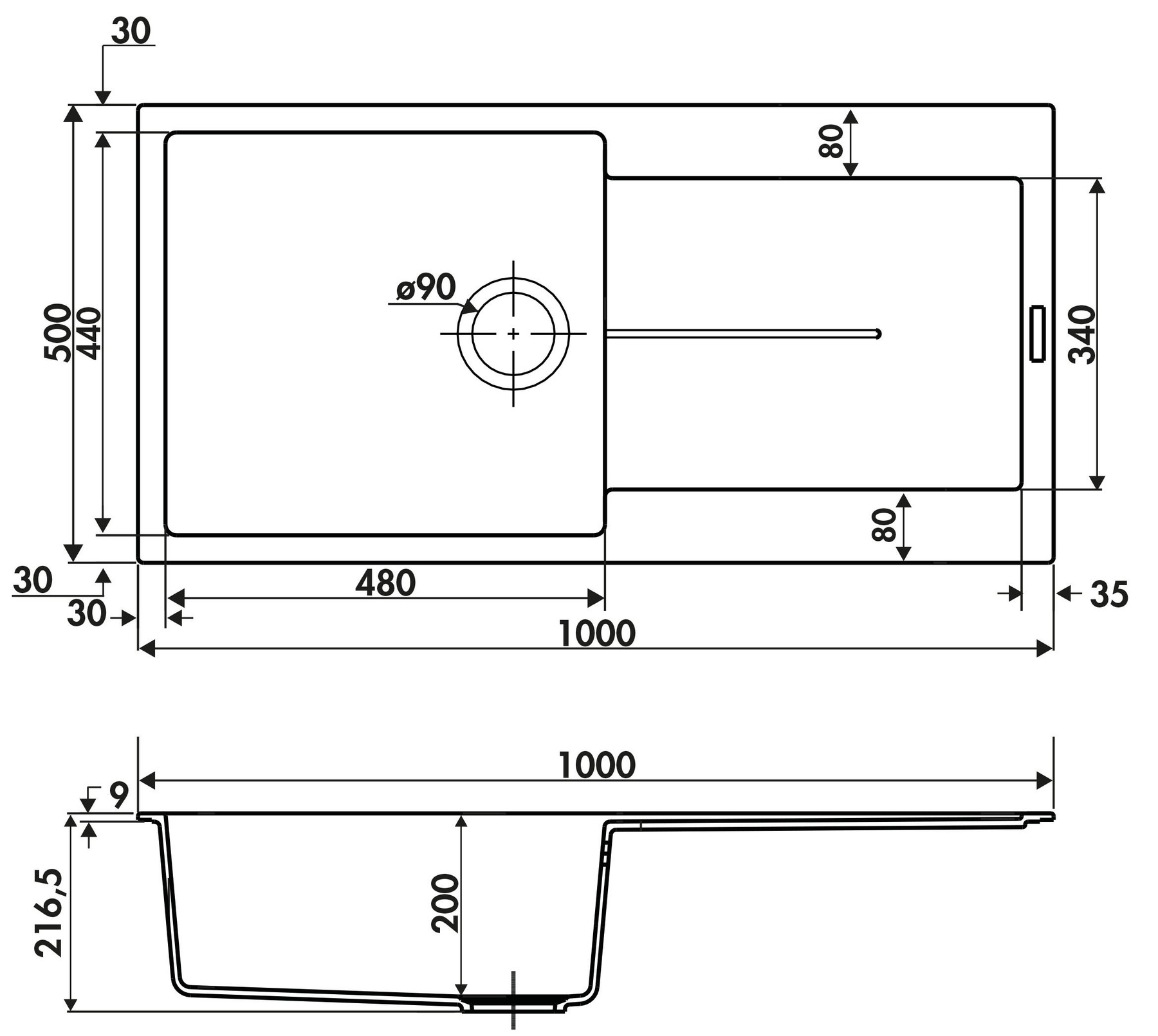 Schéma de «  Tam Tam Full Black  »