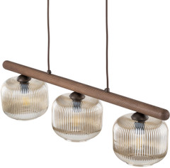 Emily Verre strié / Bois