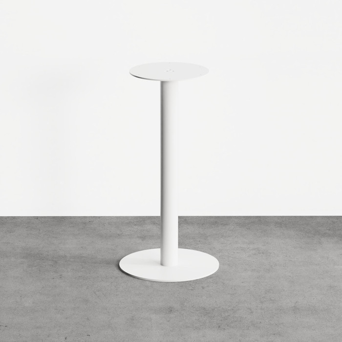 Pied Jane rond Blanc 900 mm