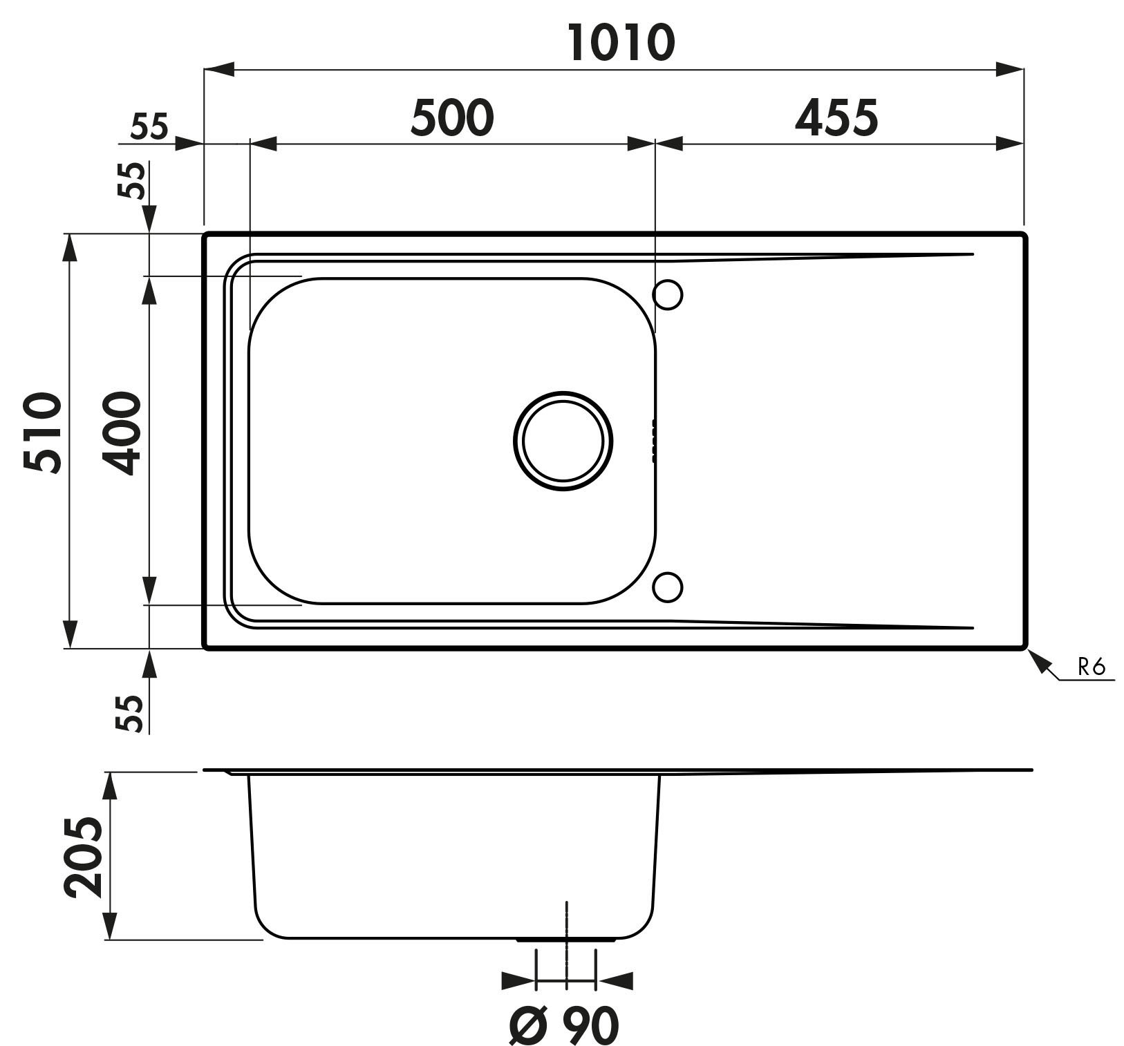 Schéma de «  Fagotto Inox lisse  »