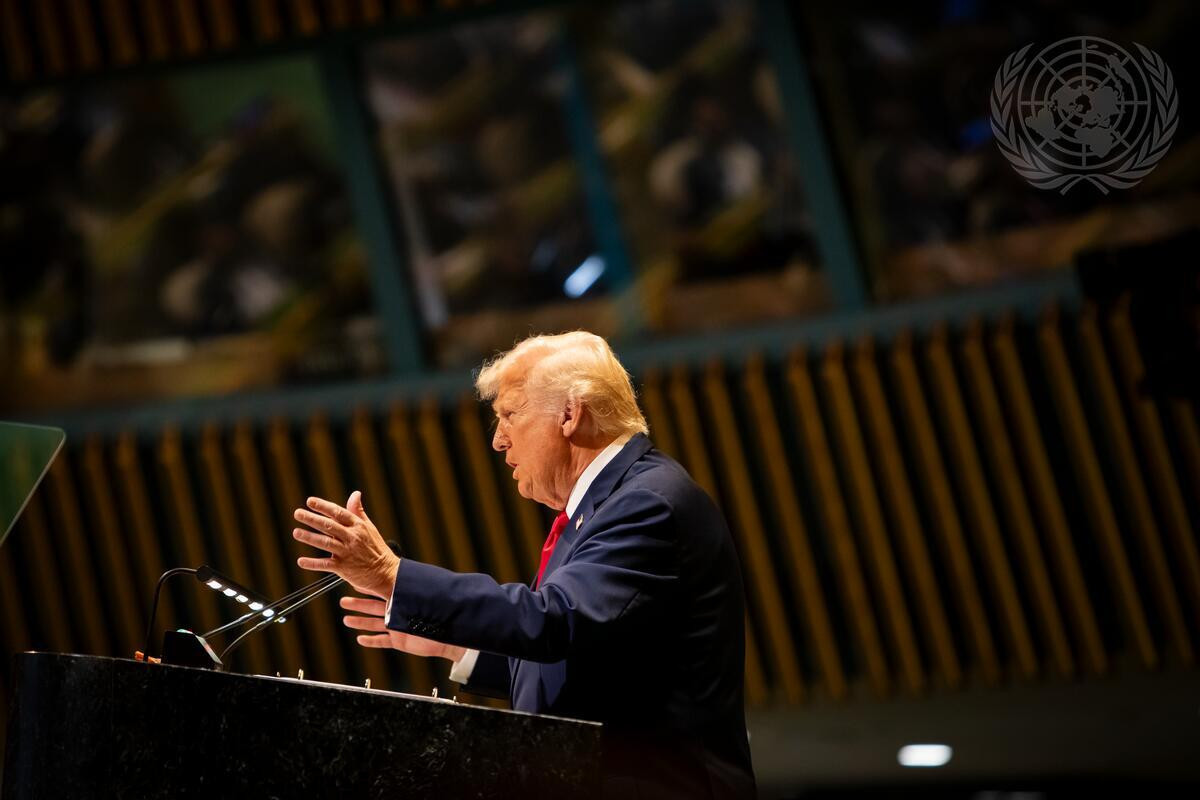 Le Président américain Donald Trump s’adresse à l’Assemblée générale des Nations Unies (UN photo / Laura Jarriel) Aujourd'hui en Europe - 24 septembre 2025
