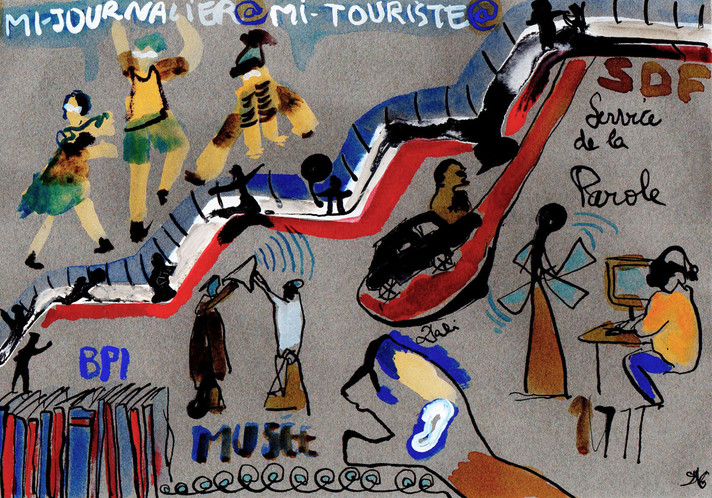 Épisode Des Regards à l'oeuvre : Mi-journalier, Mi-tourist... de l'émission Des Regards à l'Oeuvre