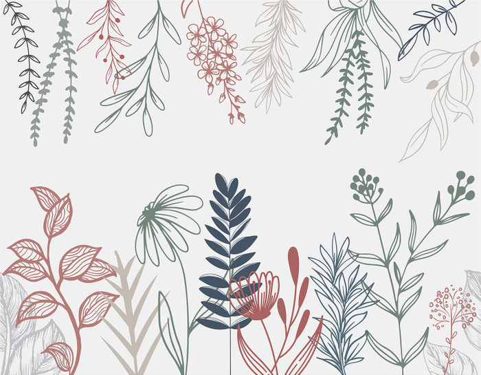 Fond de hotte Déko Floral