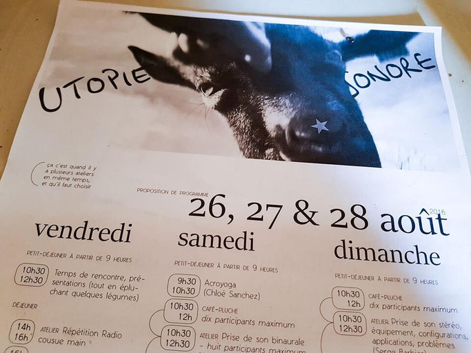 Épisode Récréation Sonore : Utopie Sonore 1/2 de l'émission Récréation sonore