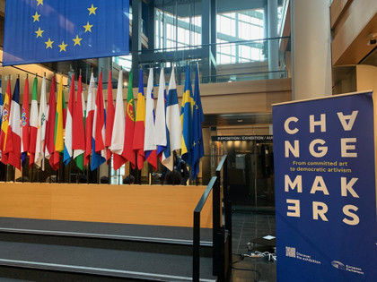 Exposition Changemakers : l'artivisme s'invite au Parlement Européen