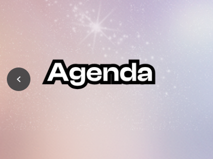 Agenda de la rentrée
