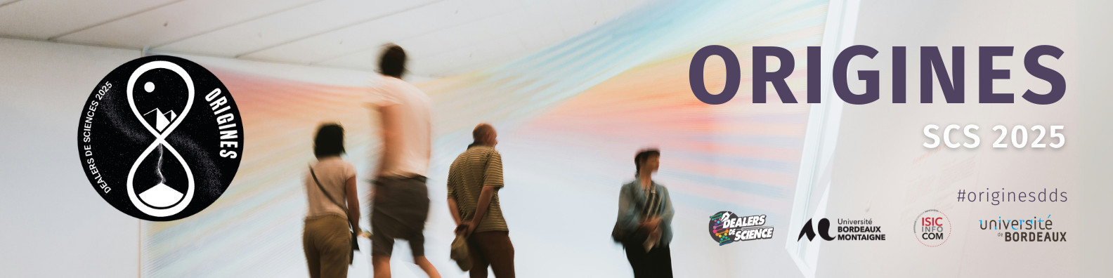 © Dealers de science. Affiche de la semaine de la culture scientifique et technique 2025. La semaine de la culture scientifique et technique à Bordeaux