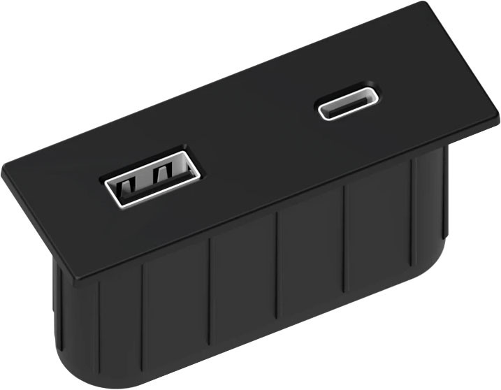 Nano rectangle Noir
