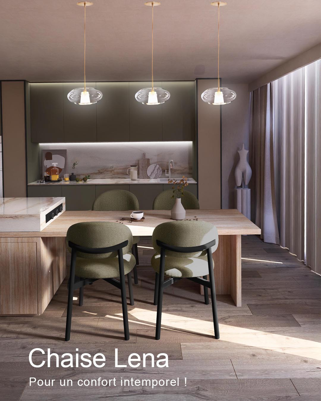 LENA, la chaise qui allie style et confort ! ✨

Avec son design épuré et résolument dans l’air du t...