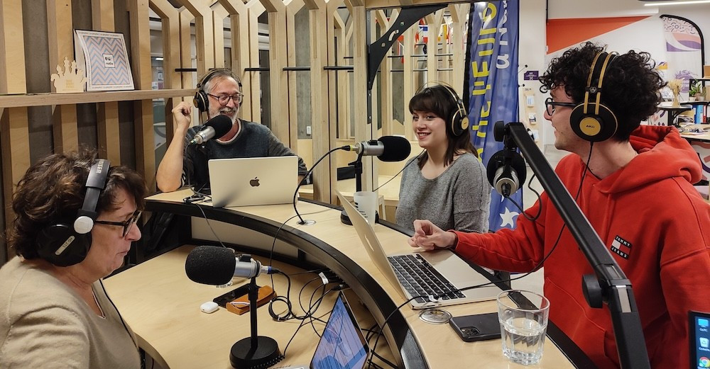 Vanille sur le plateau d'euradio - DR BISE festival 2026 x euradio