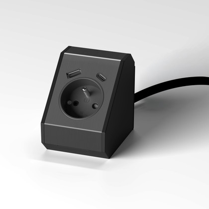 BLOC NOMAD NOIR 1 PRISE2USB