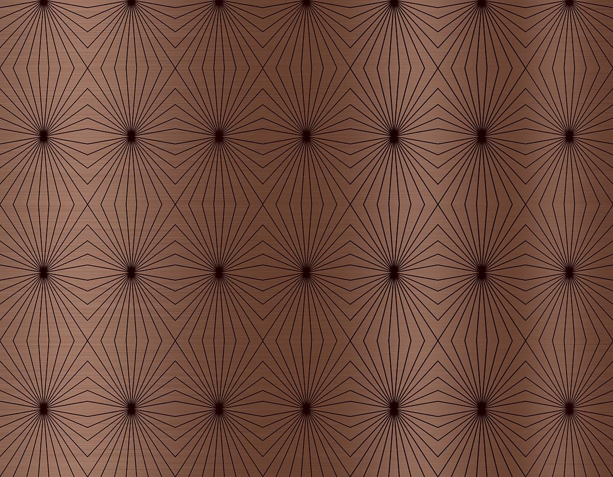 Fond de hotte Déko Emotif cuivre