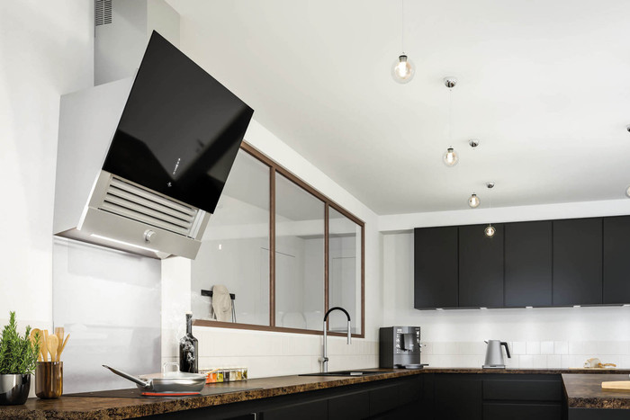 Fond de hotte Luisiglass Aluminium métallique