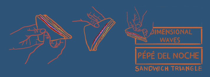 Épisode Sandwich Triangle - Pépé Del Noche & Dimensional W... de l'émission Sandwich triangle