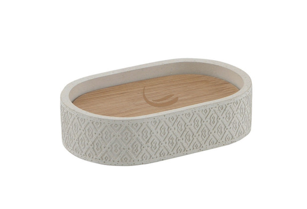 PORTE SAVON AFRODITE GRIS