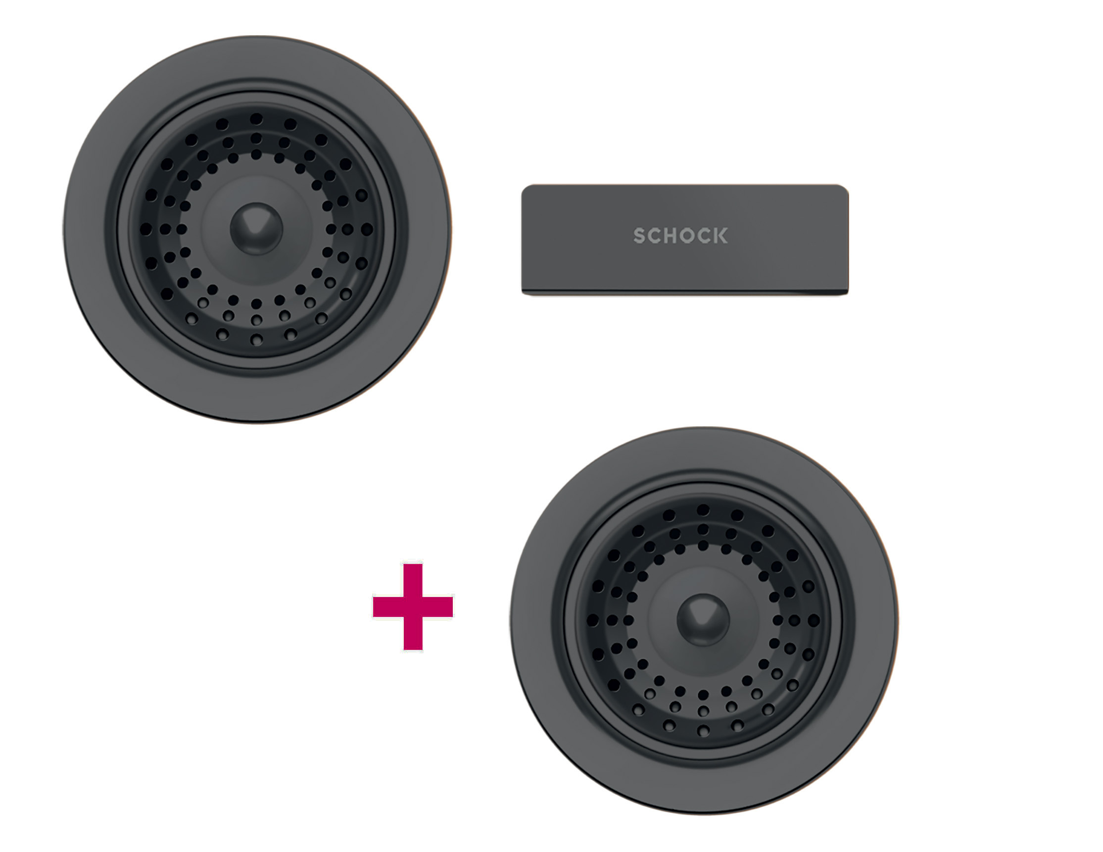 Vidage & trop plein gun métal