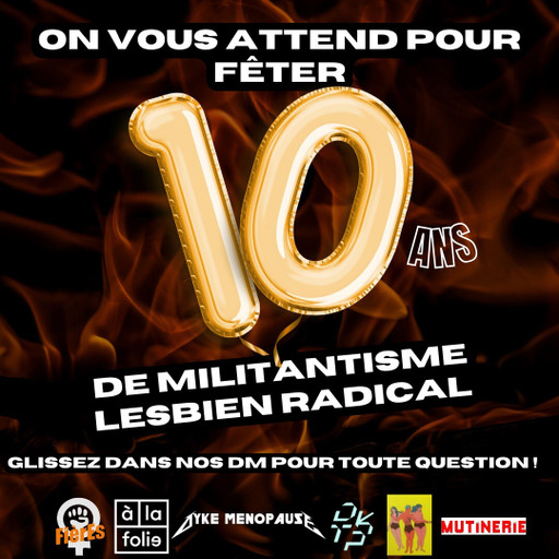 Épisode L'HEBDO — FièrEs : 10 ans de lesbiannisme politiqu... de l'émission Le Lobby