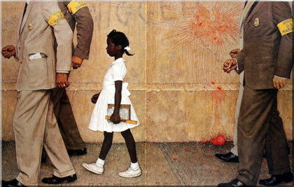 Ruby Bridges, la petite fille du tableau de Norman Rockwell