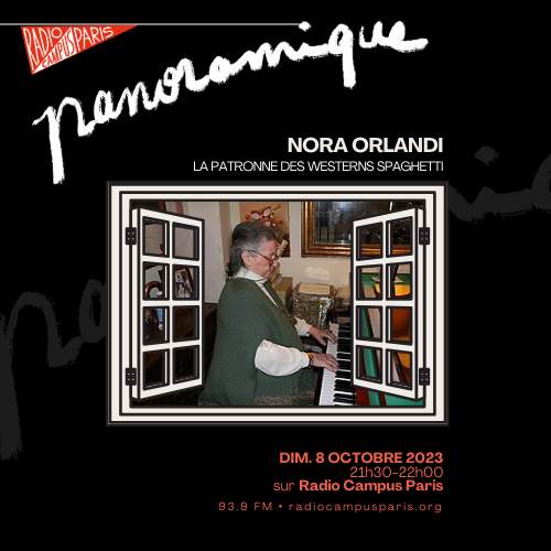 Épisode Nora Orlandi, la patronne du western spaghetti de l'émission panoraMiX