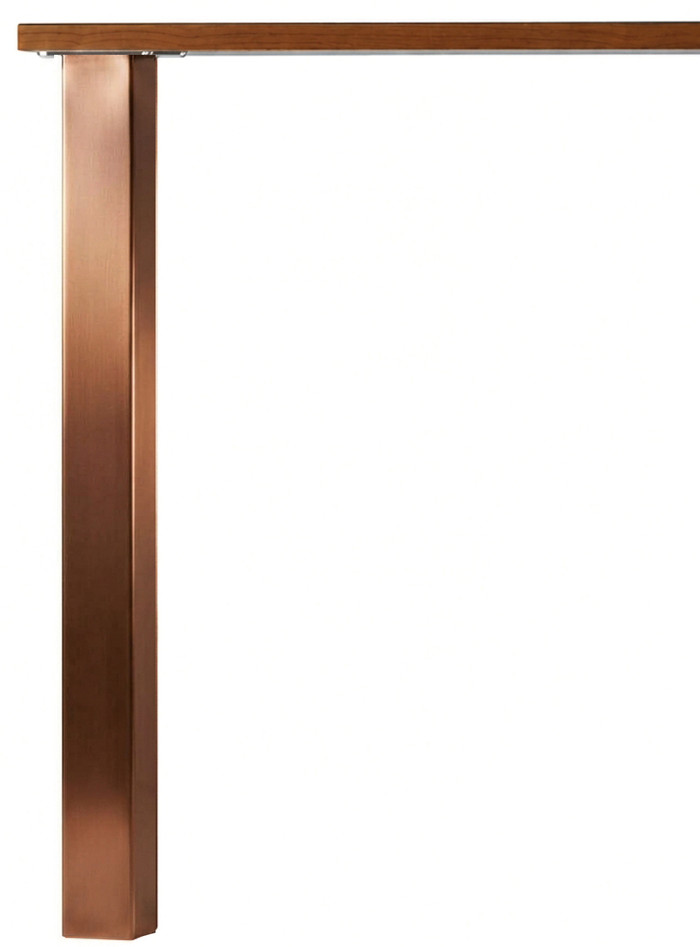 Pied carré Cuivré 870 mm