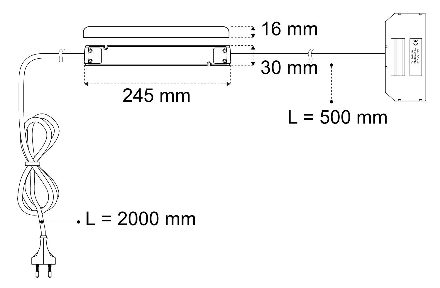 Schéma de «  Transformateur 45W 24V  »
