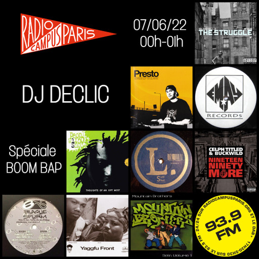 Épisode DJ DECLIC : BOOM BAP - UNDERGROUND HIP HOP de l'émission Hip Hop Revenge