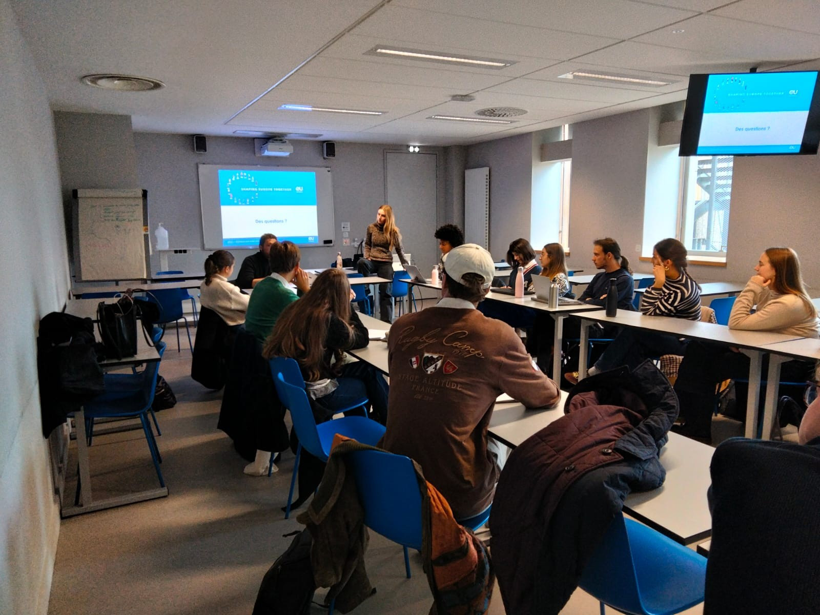 © Cassandre Thomas. À Sciences Po Bordeaux, des étudiants qui aspirent à une carrière européenne