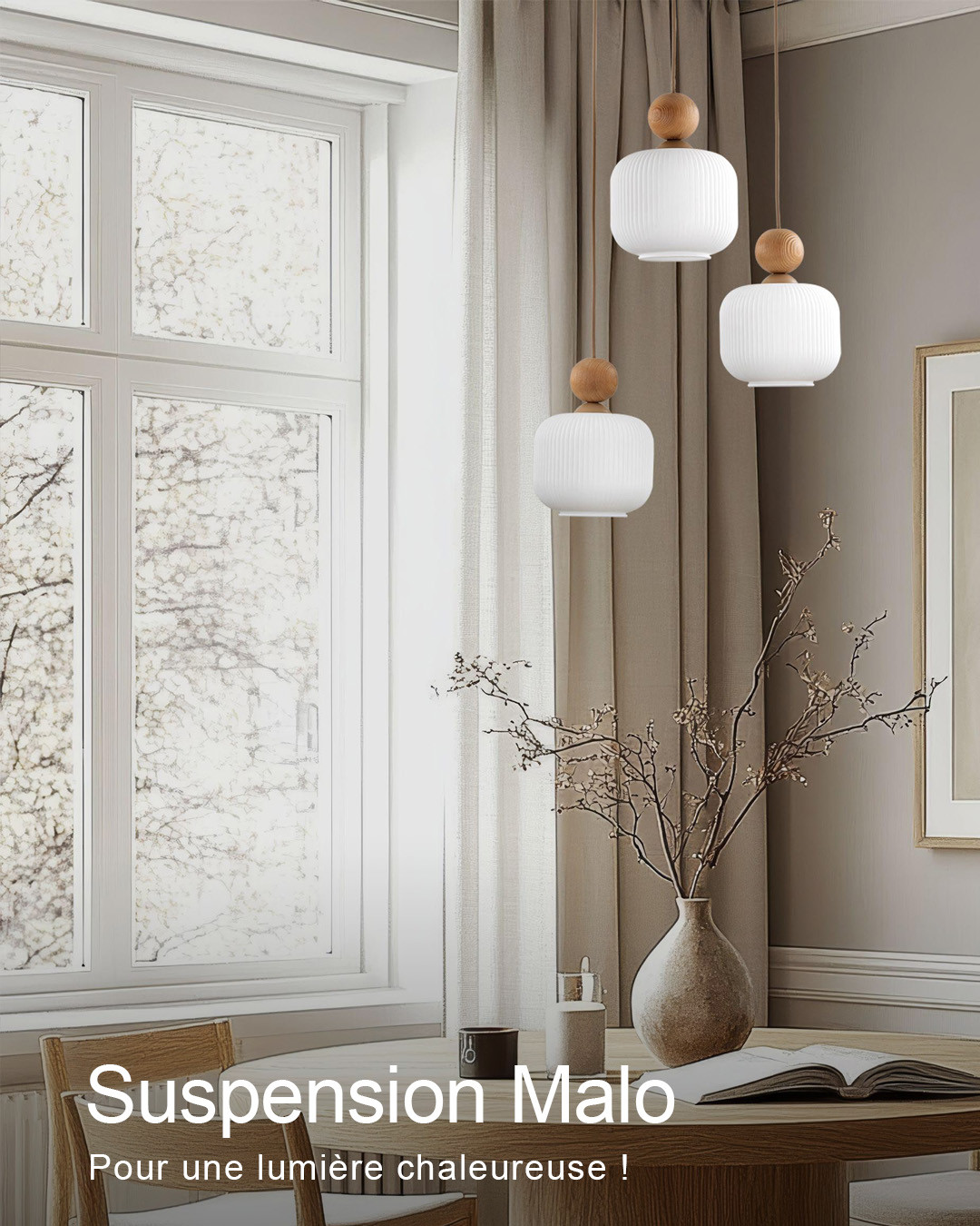 Découvrez MALO ✨

L’alliance du verre sablé et du bois naturel dans une suspension au design épuré...