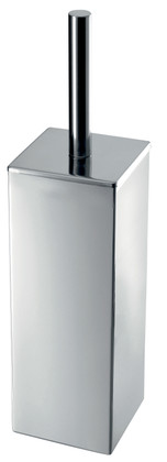 PORTE BALAI WC AV BROSSE EN NYLON CHROME
