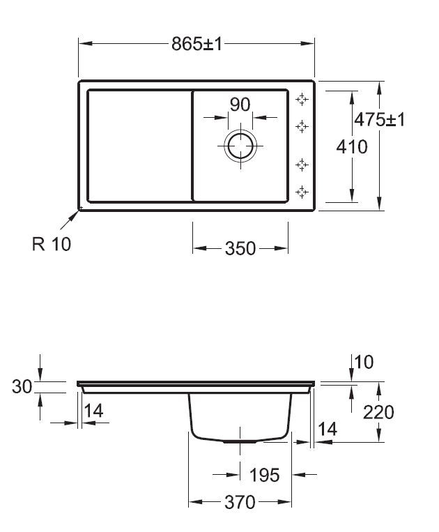 Schéma de «  Timeline Flat Graphite  »