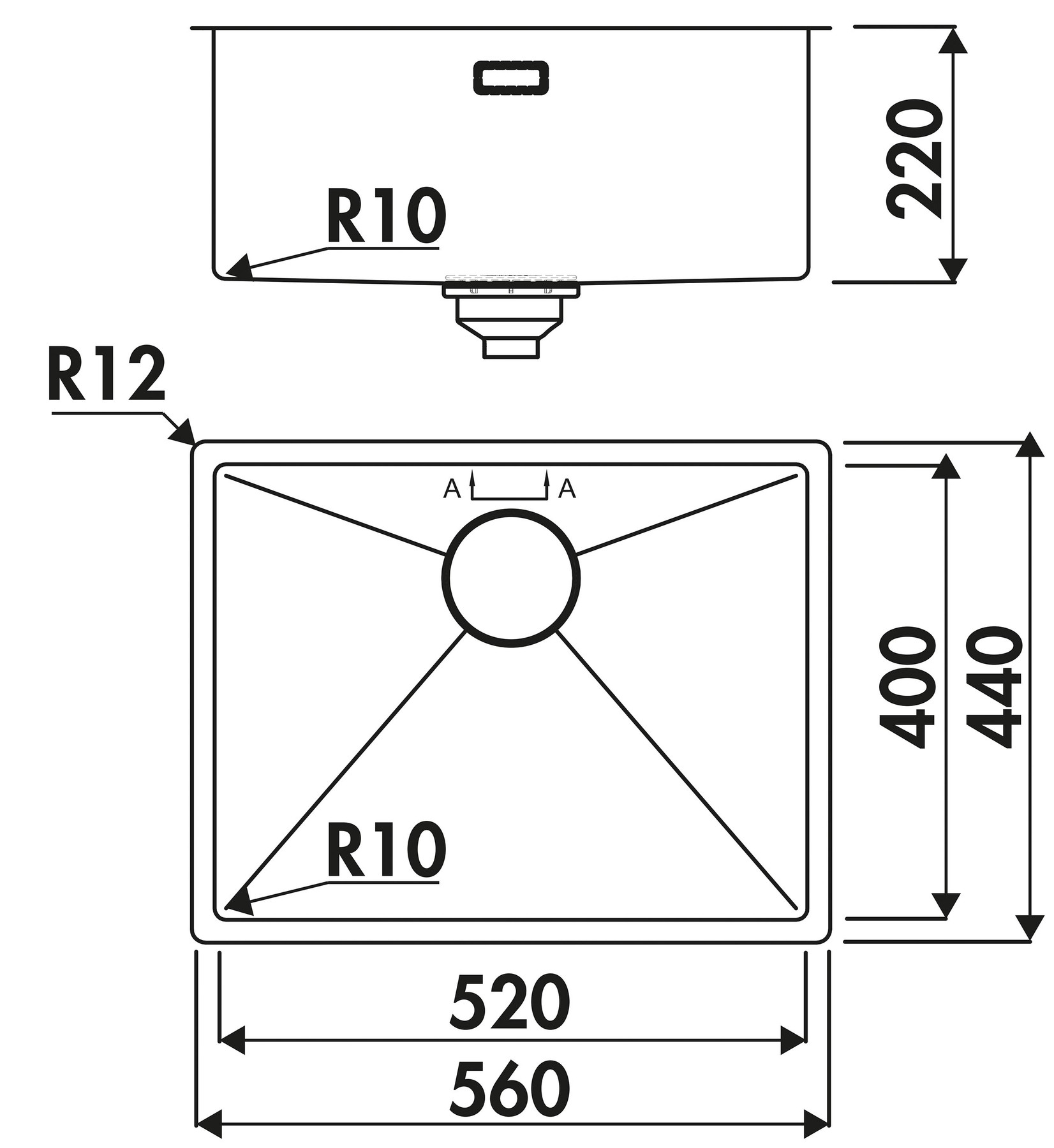 Schéma de «  Legato Inox Platinium  »