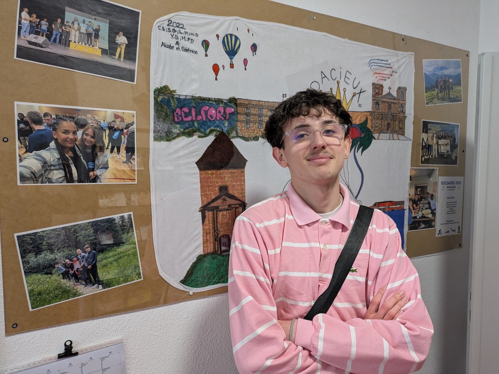 Esteban, 18 ans, a repris espoir en l'avenir grâce à l'E2C © Maud de Carpentier En Bourgogne-Franche-Comté, les Écoles de la 2e Chance redonnent confiance aux jeunes