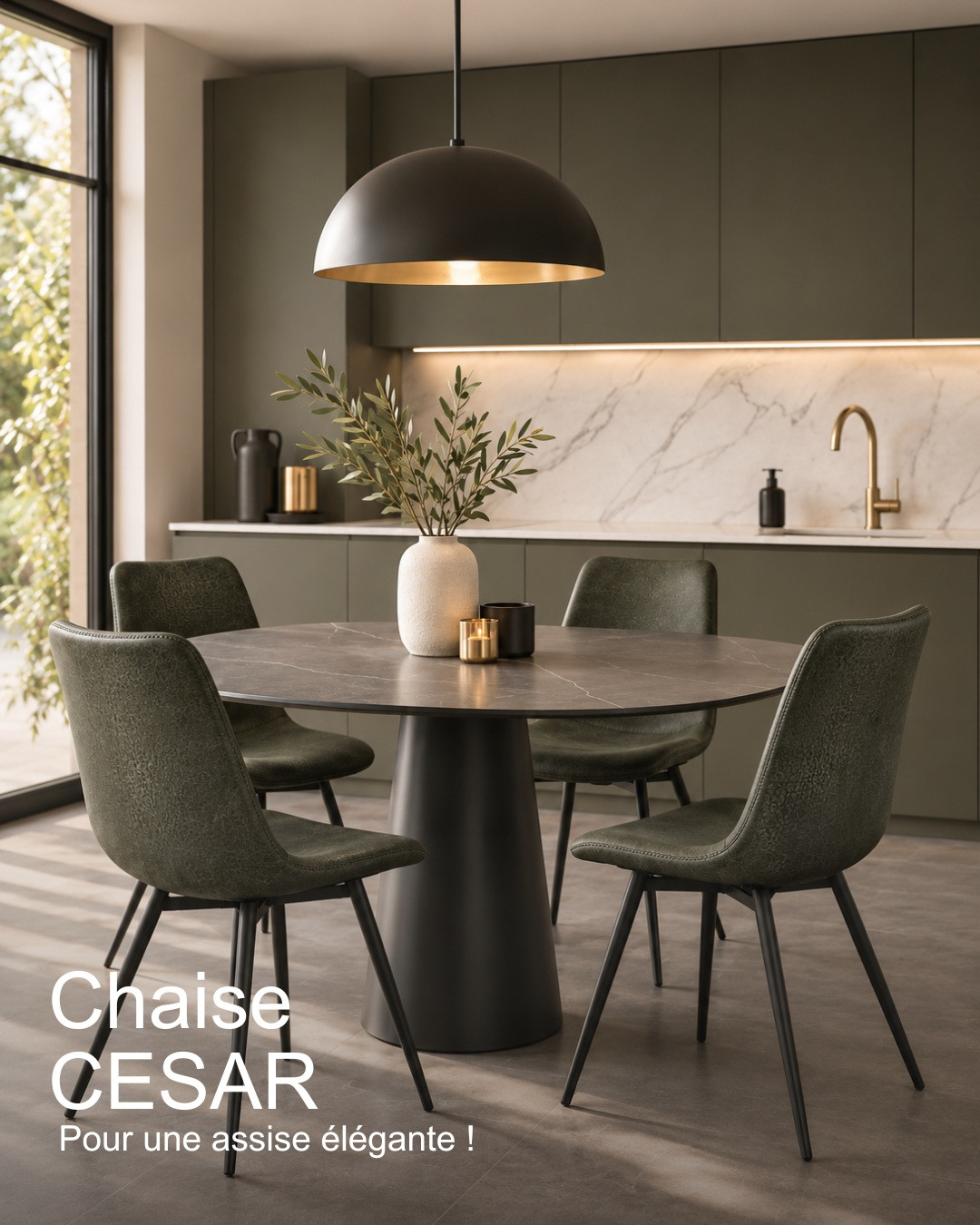 🪑César : le style vintage qui a du caractère 

Design intemporel, esprit rétro assumé : le modèle C...