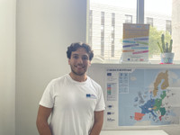 Xavier Chuquiure, volontaire européen à Mérignac