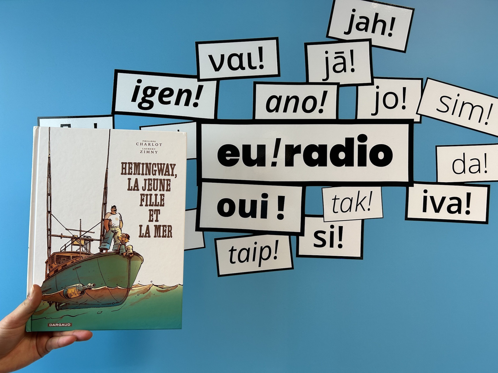 © Virginie Schadler, Baptiste Brémond Hemingway, la jeune fille et la mer de Philippe Charlot et Laurent Zimny (Dargaud)