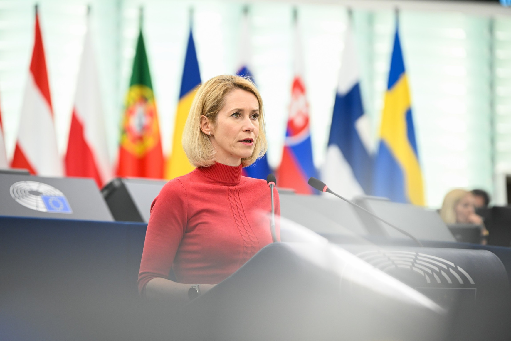 Kaja KALLAS, vice-présidente de la Commission européenne. © European Union 2026 - Source : EP Petit télégraphiste cherche vrai boulot
