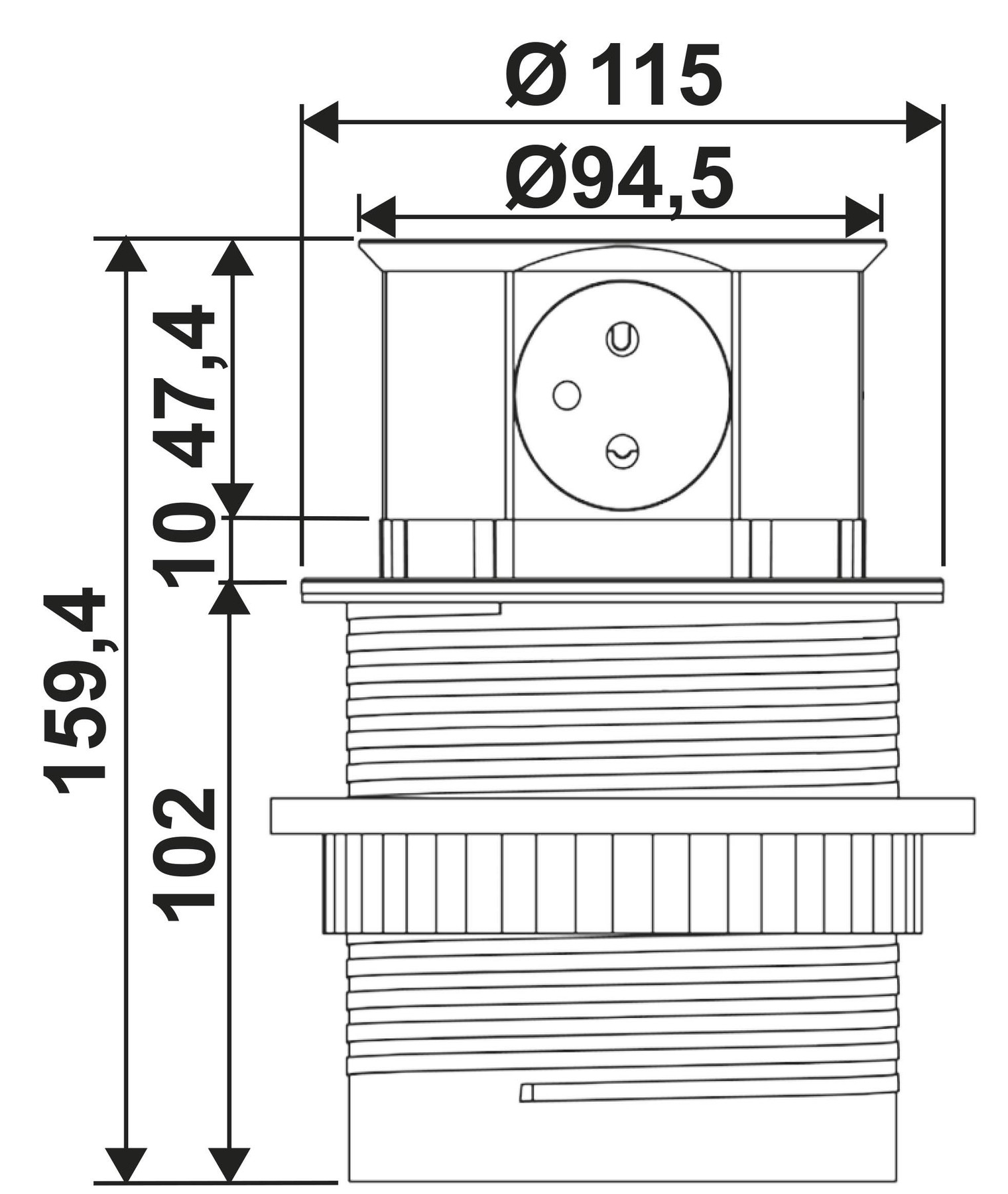 Schéma de «  Round Inox  »